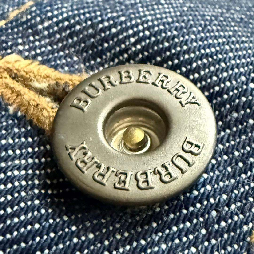 美品 Lサイズ BURBERRY LONDON デニムジャケット ノバチェック