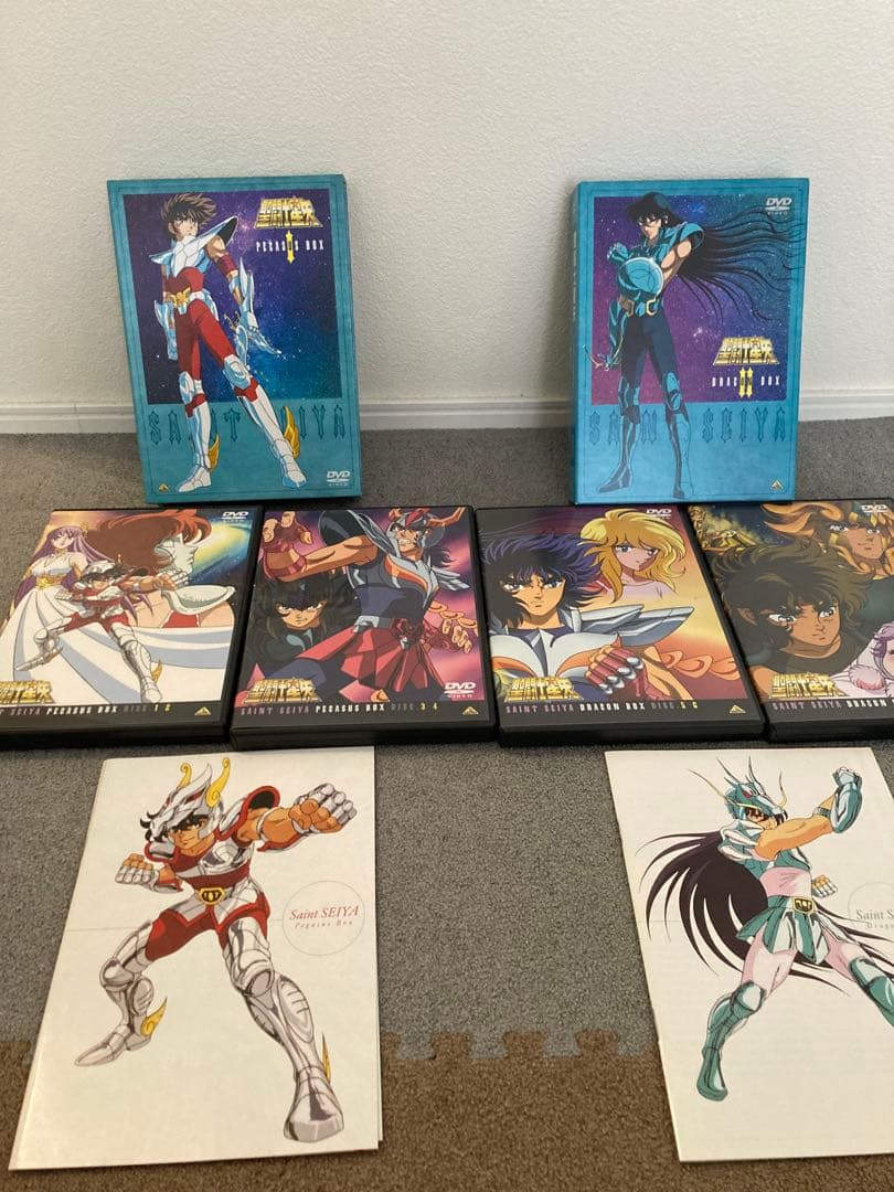 聖闘士星矢 DVD-BOX 全4巻 DVD初回生産特典 新生青銅聖衣4体