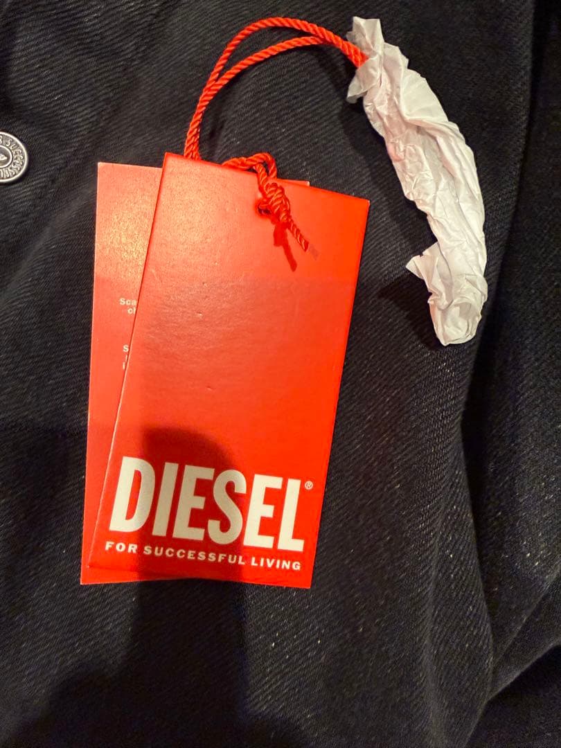 コムドットやまと着用　DIESEL メンズ フード付き デニムシャツ