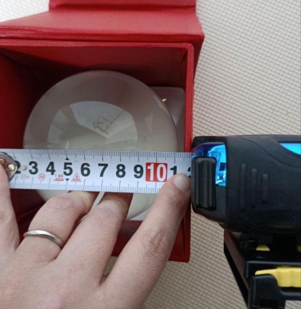★水晶玉 特大丸玉約11cm／約1.9kg★