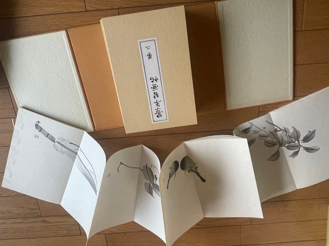 景年習画帖　木版彩色摺　今尾景年　佐藤勘次郎　芸艸堂