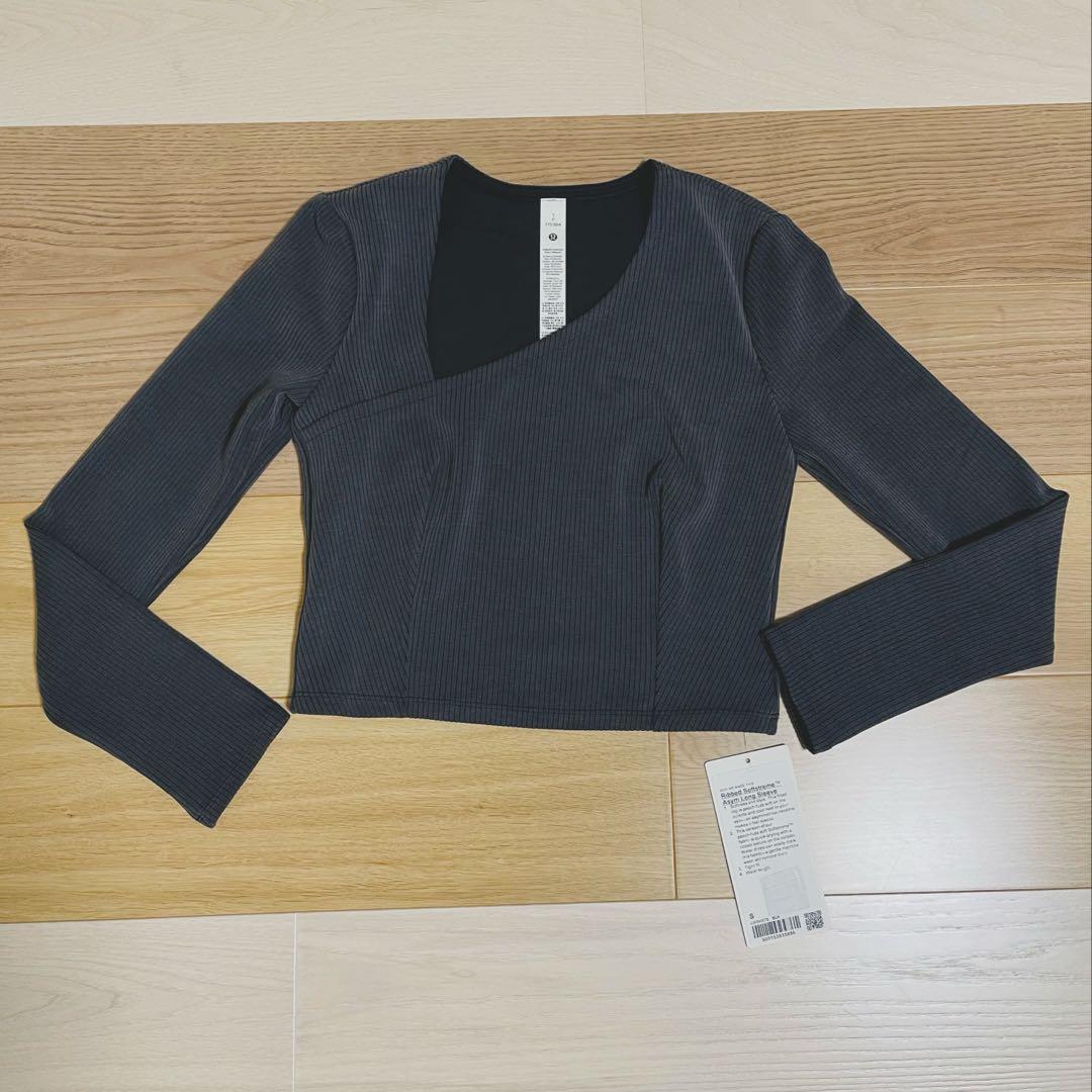 新品タグ付き☆Lululemon ルルレモン リブSoftstreame長袖