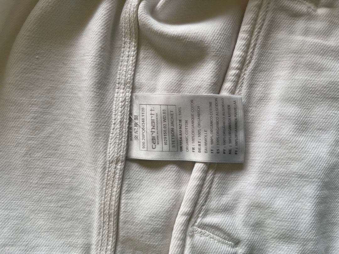 Carhartt ホワイト デニムジャケット xs