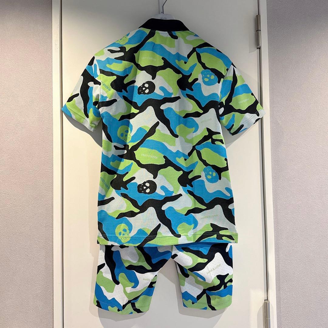 美品 ★ MARK&LONA セットアップ ポロ ショーツ ハーフパンツ