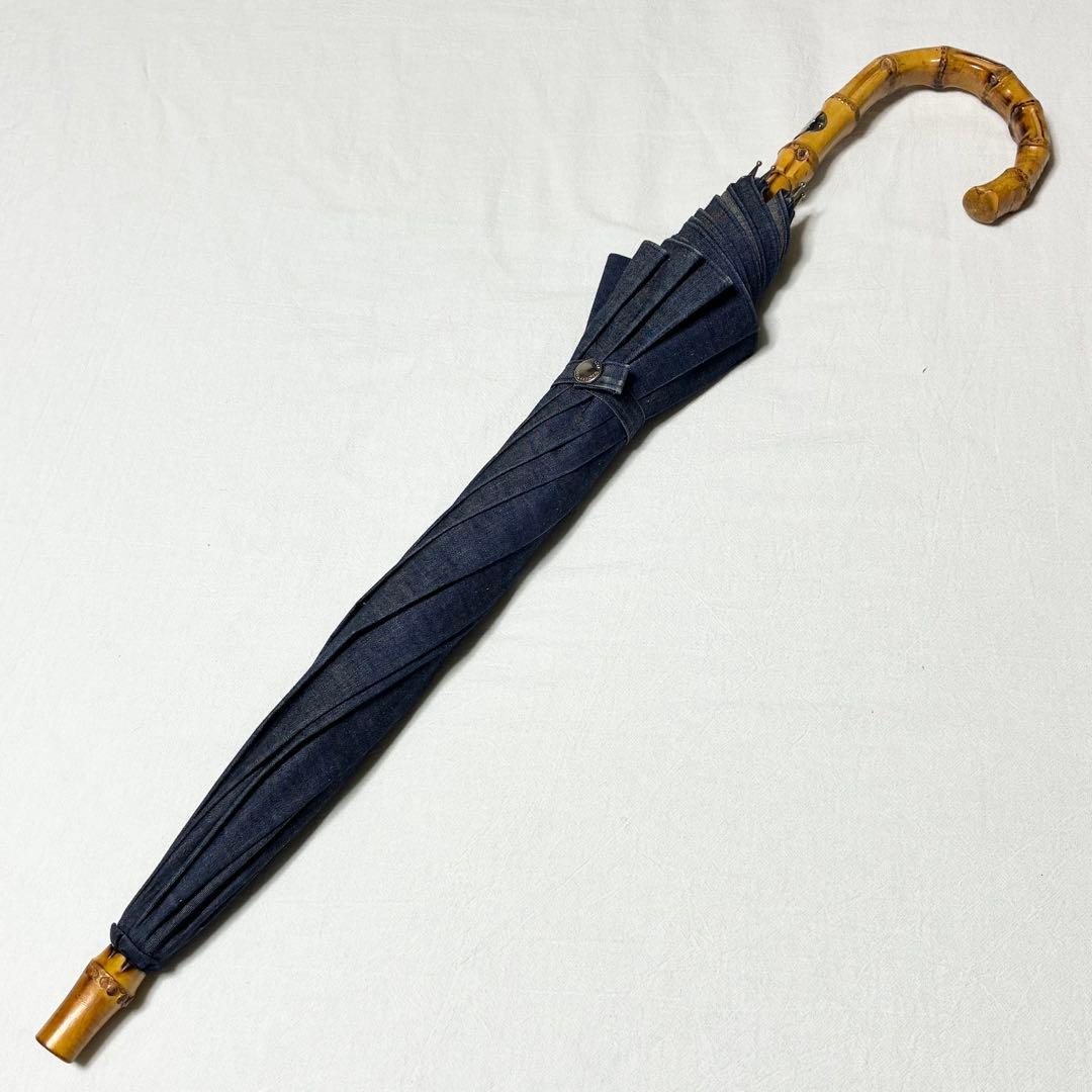 Traditional Weatherwear 日傘 デニム生地 竹