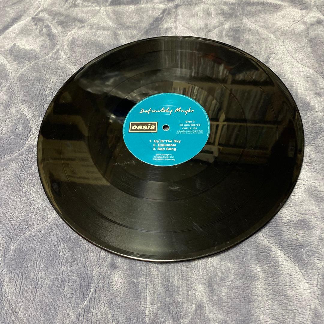 oasis definitely maybe レコード　CRE LP 169