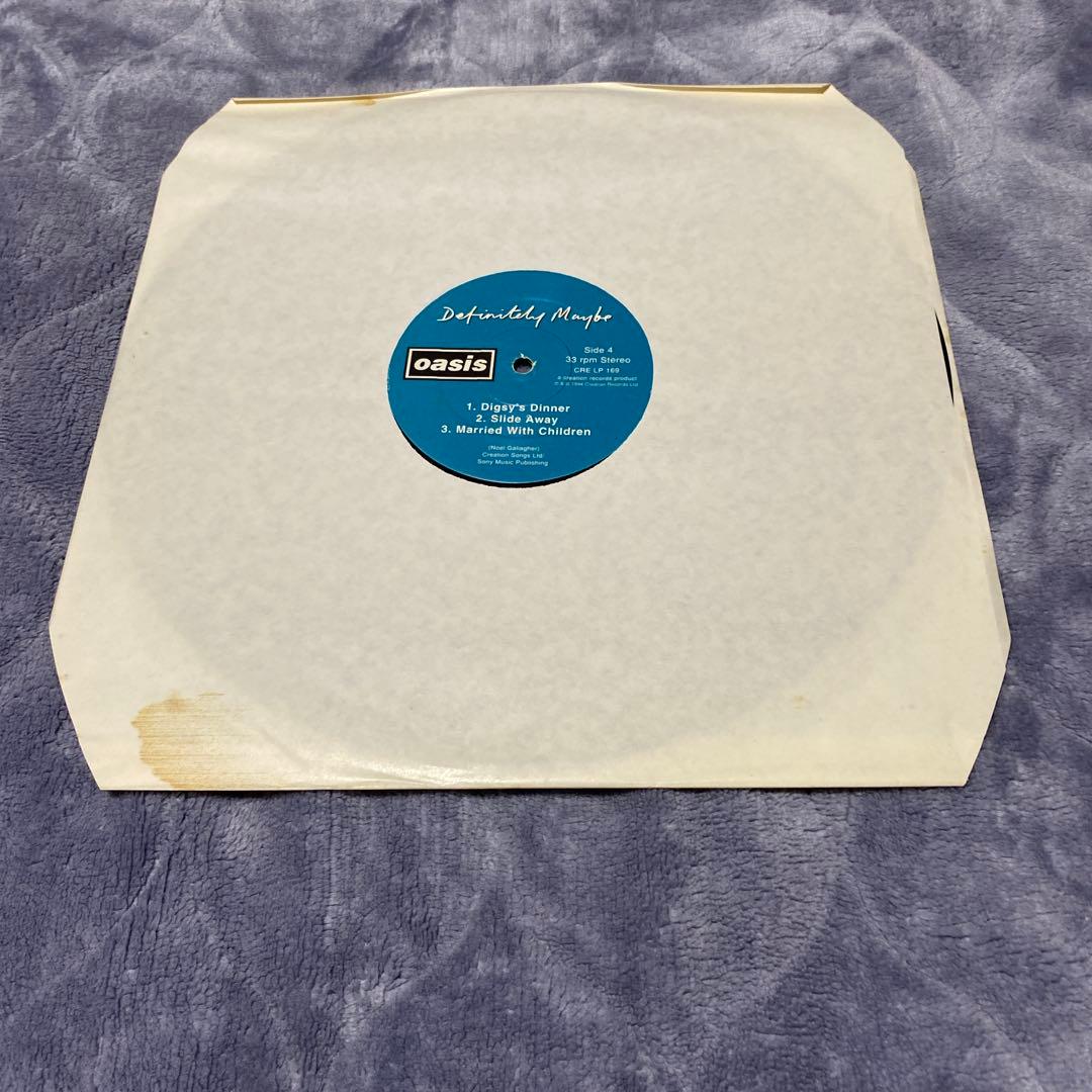oasis definitely maybe レコード　CRE LP 169
