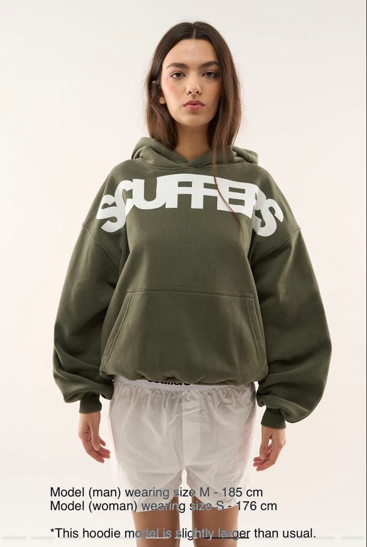 SCUFFERS パーカー ダークグレー