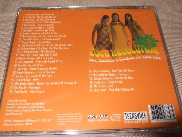TEENSVILLE,新品未開封,ソフト・ロック名曲音源集,ソフトロック