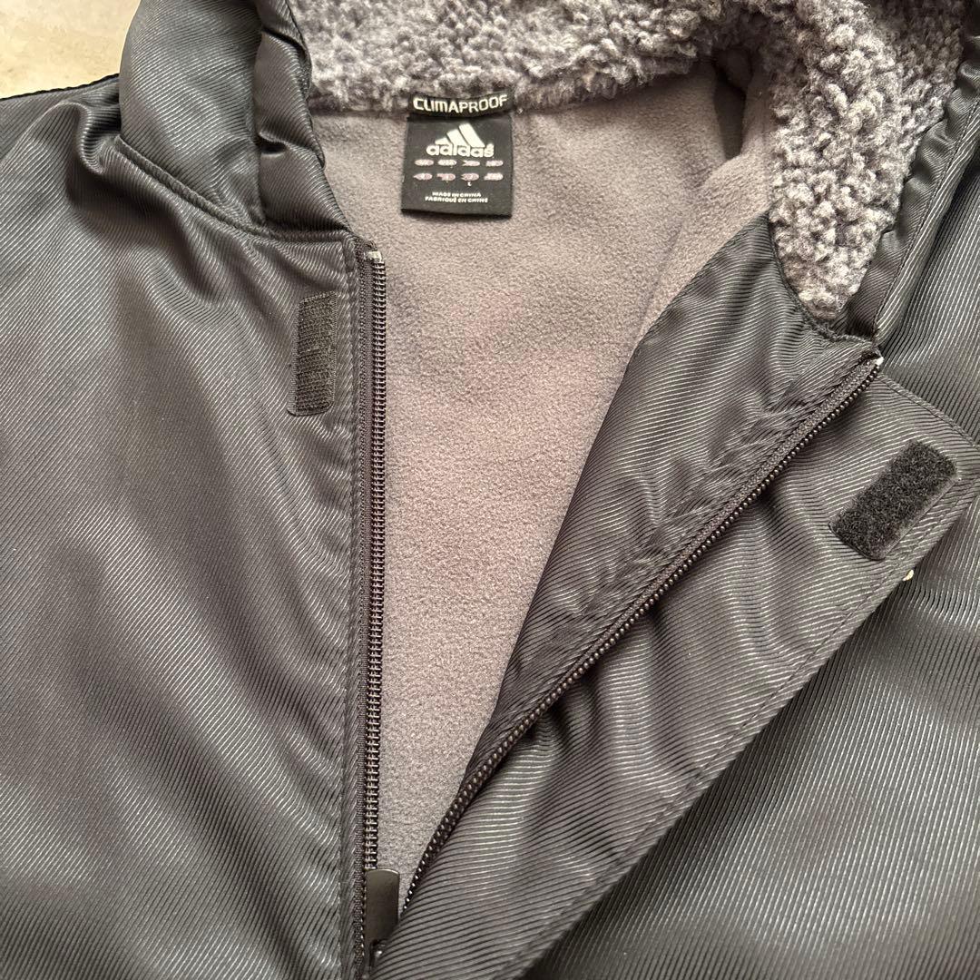 adidas CLIMAPROOF ベンチコート ブラック ハーフコート　美品