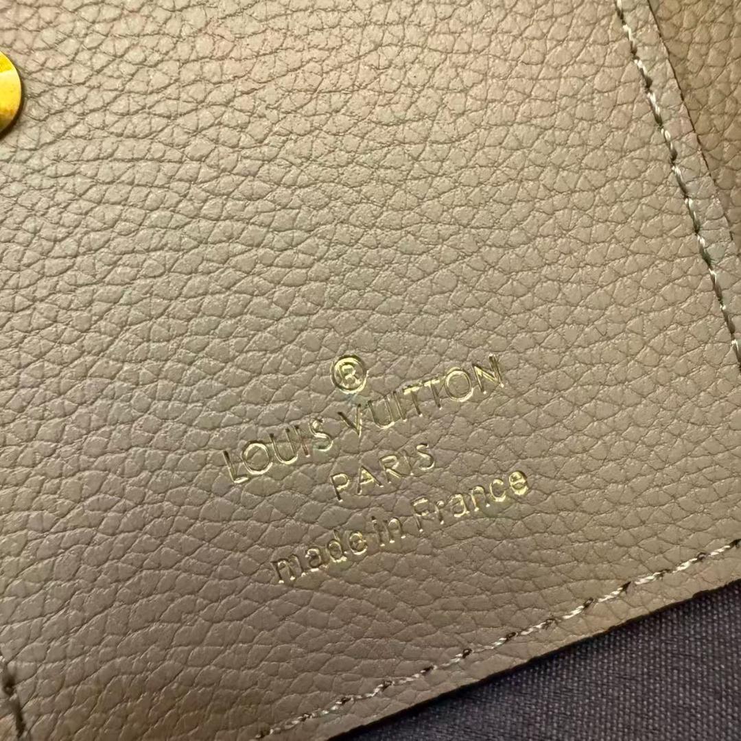 【箱つき極美品】 LOUIS VUITTON グレー 二つ折り財布