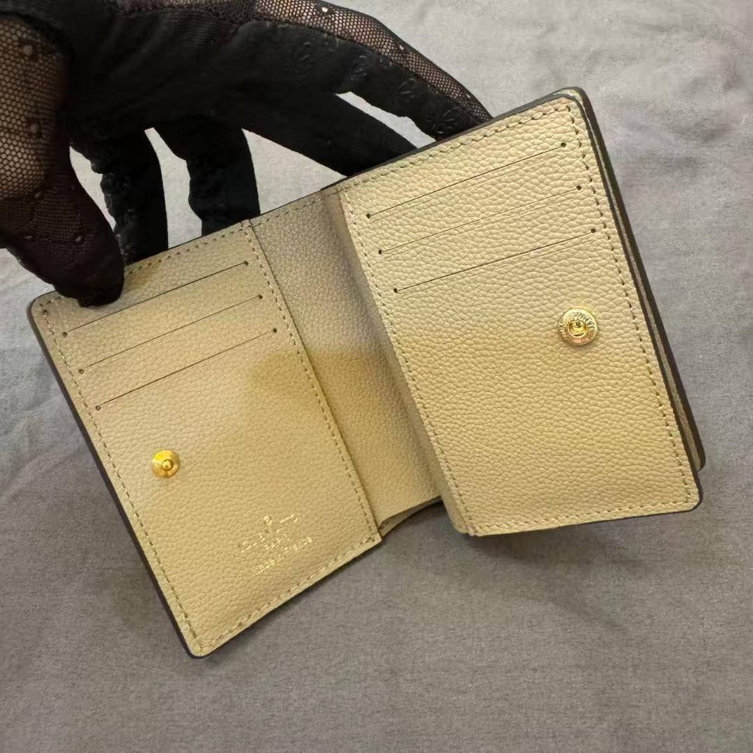 【箱つき極美品】 LOUIS VUITTON グレー 二つ折り財布