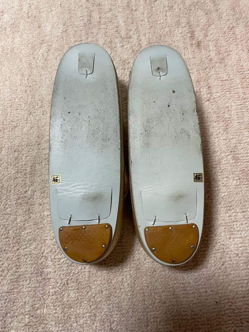 【美品】礼装ゴールド 和装用バッグと草履セット