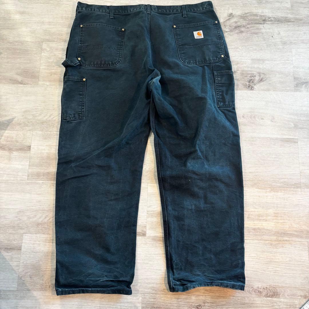 【極太シルエットCarhartt B01 USA製 UFCWタグダブルニー564
