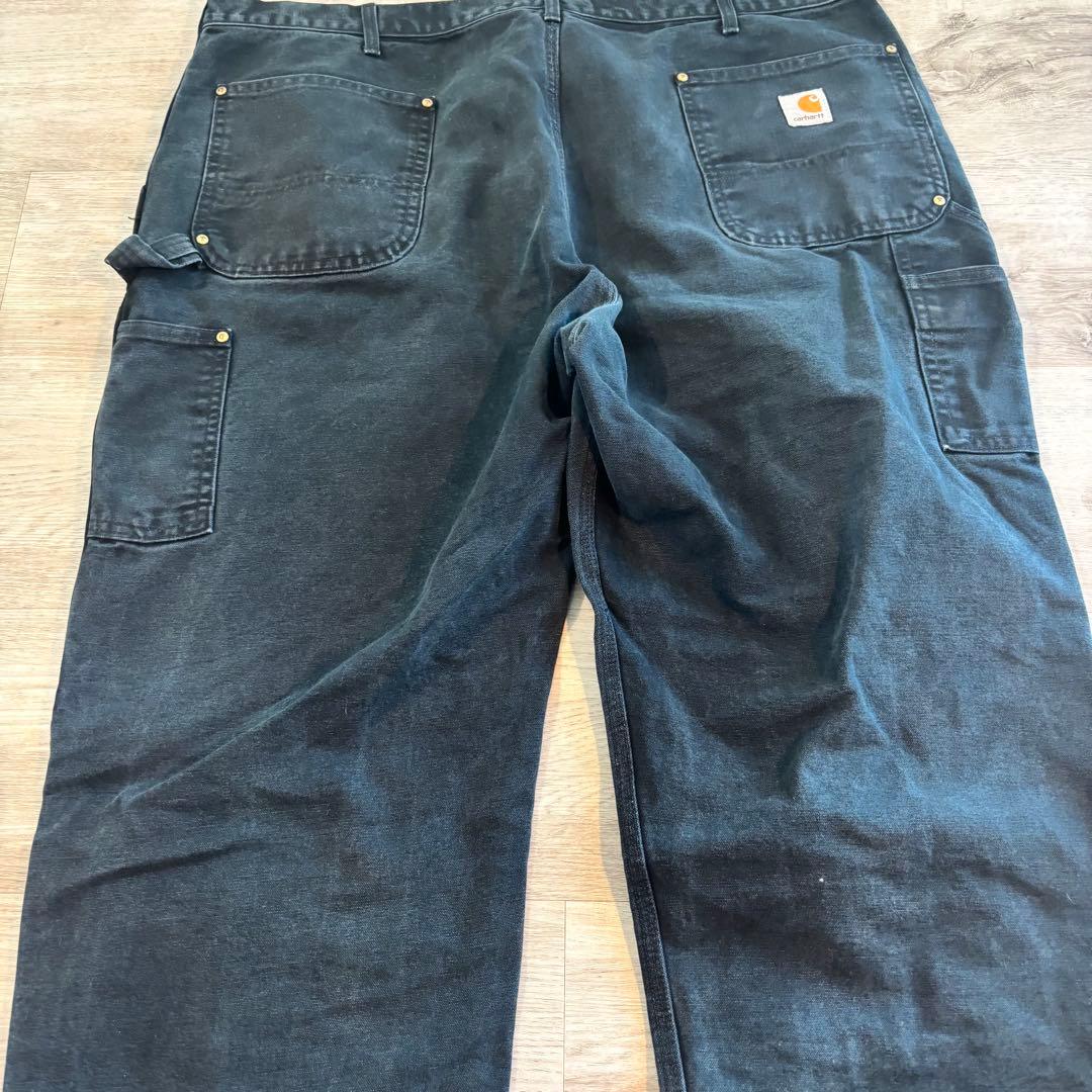 【極太シルエットCarhartt B01 USA製 UFCWタグダブルニー564