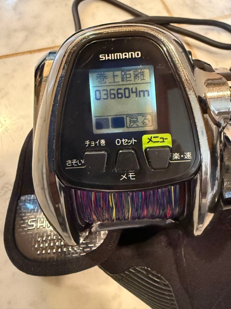 SHIMANO 電動リール 3000MK12 新品糸巻き直し済み