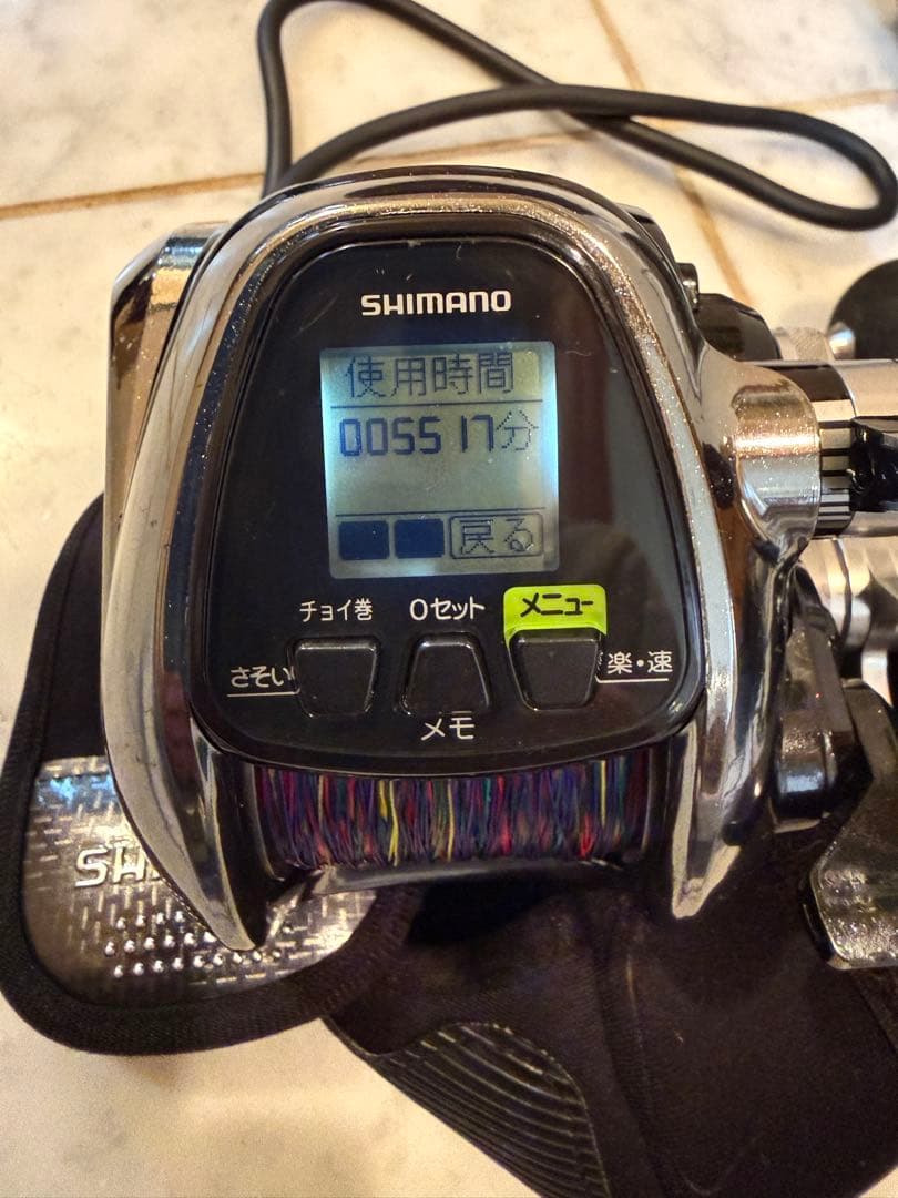 SHIMANO 電動リール 3000MK12 新品糸巻き直し済み