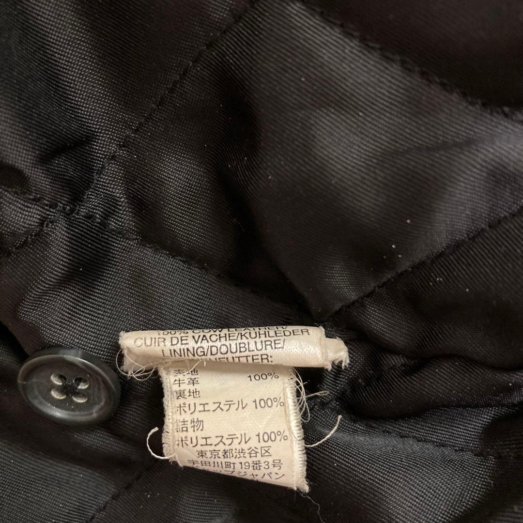 OLD GAPオールドギャップ　牛革メンズ　レザージャケット　ブラックSサイズ