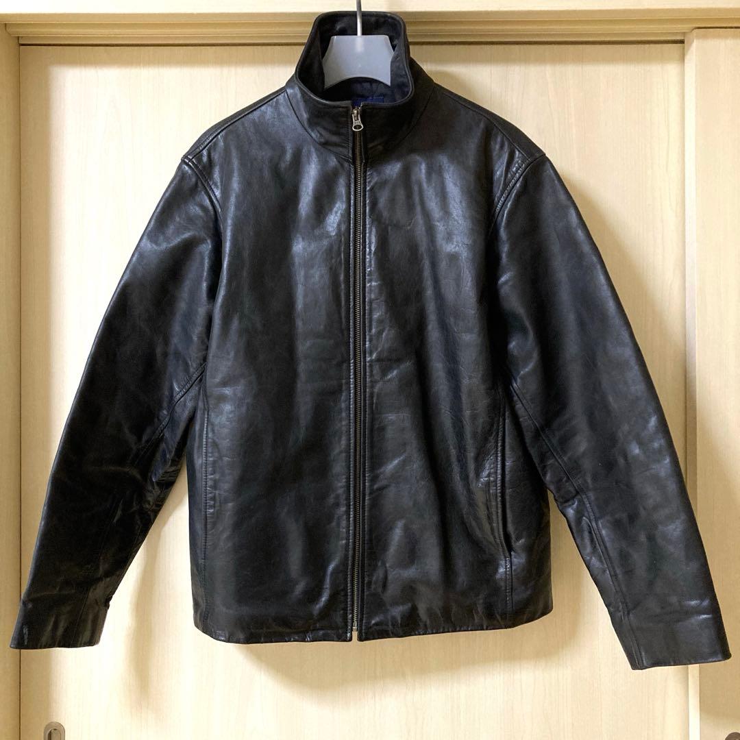 OLD GAPオールドギャップ　牛革メンズ　レザージャケット　ブラックSサイズ