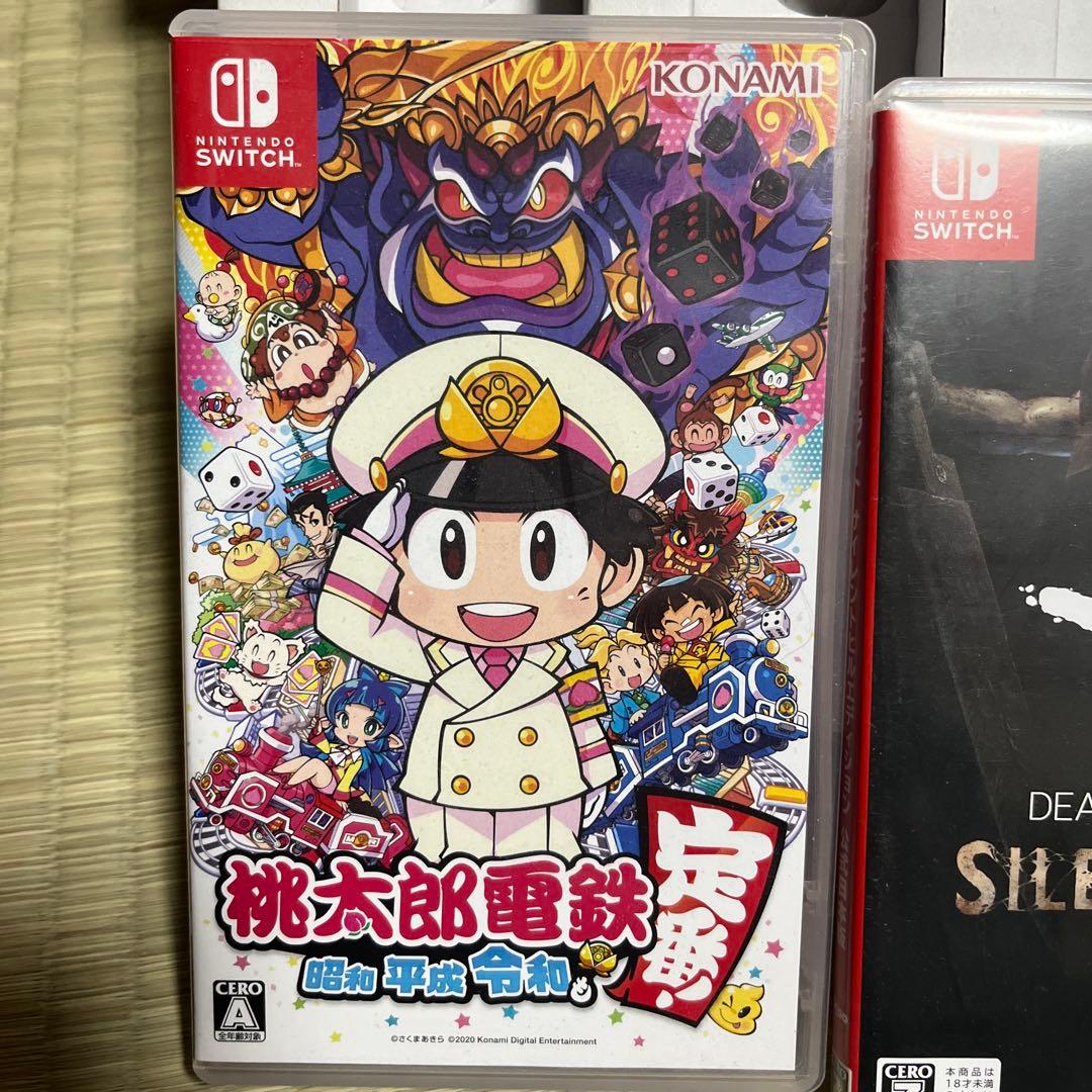 Nintendo Switch 箱あり完品青と赤 Joy-Con 桃太郎電鉄付き