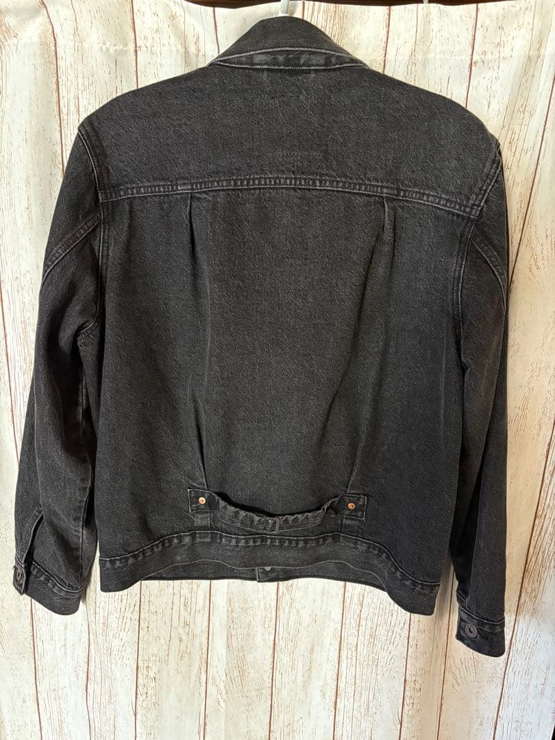 Levi's ブラックデニムジャケット Sサイズ