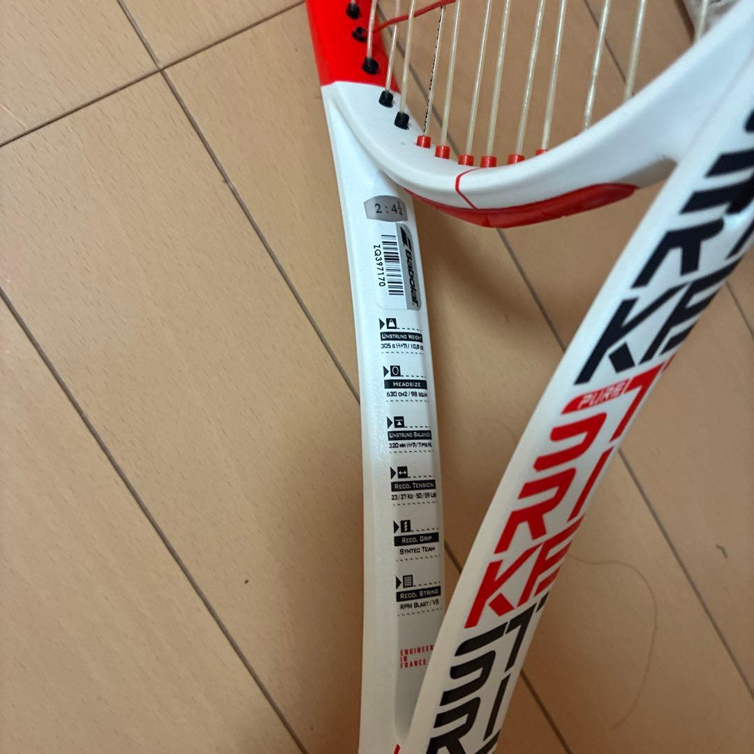 Babolat Pure Strike 16x19 テニスラケットG2