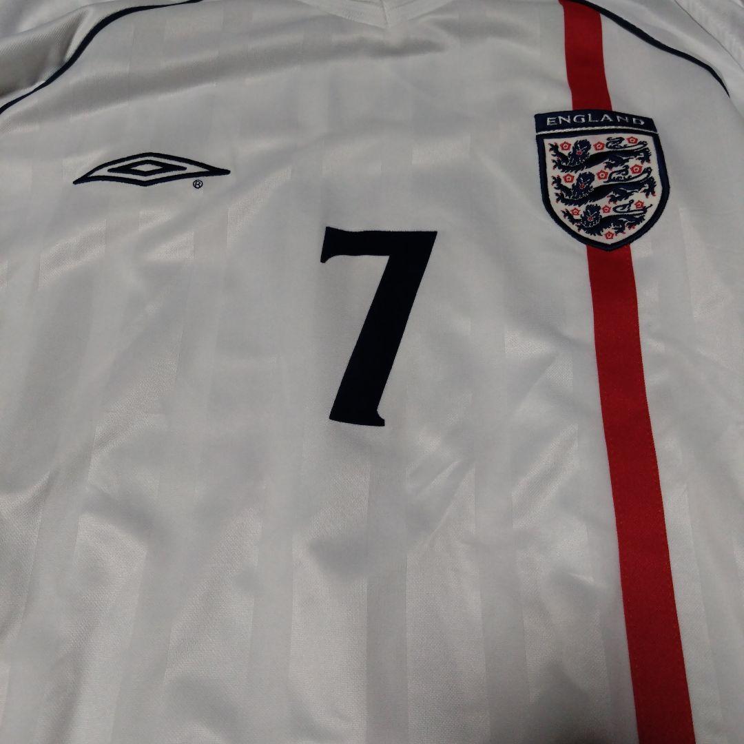 デイヴィッドベッカム　イングランド　ユニフォーム　2002