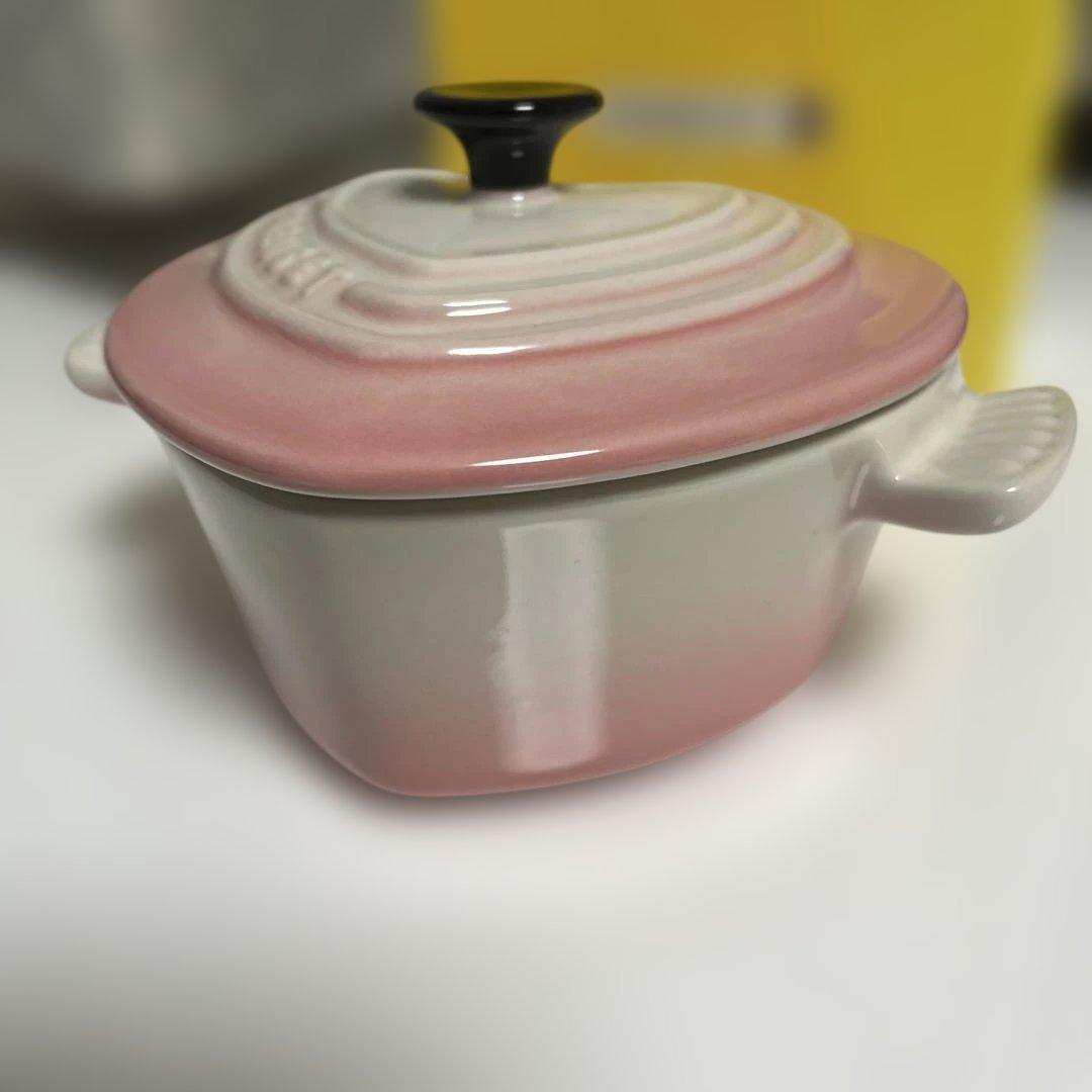 ルクルーゼ ミニココットダムール　パウダーピンク