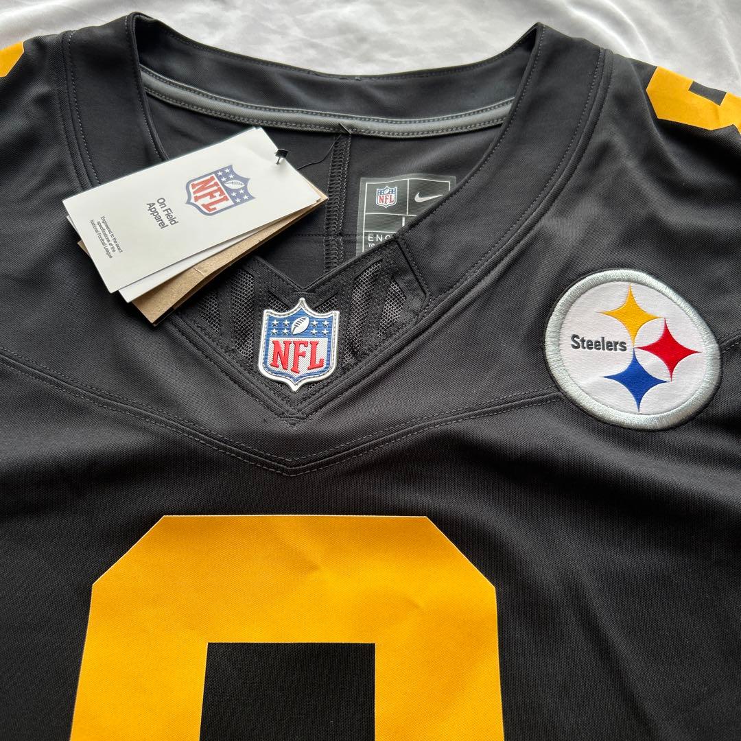 値下げ 新品未使用 NFL L スティーラーズ ピケット ゲームシャツ
