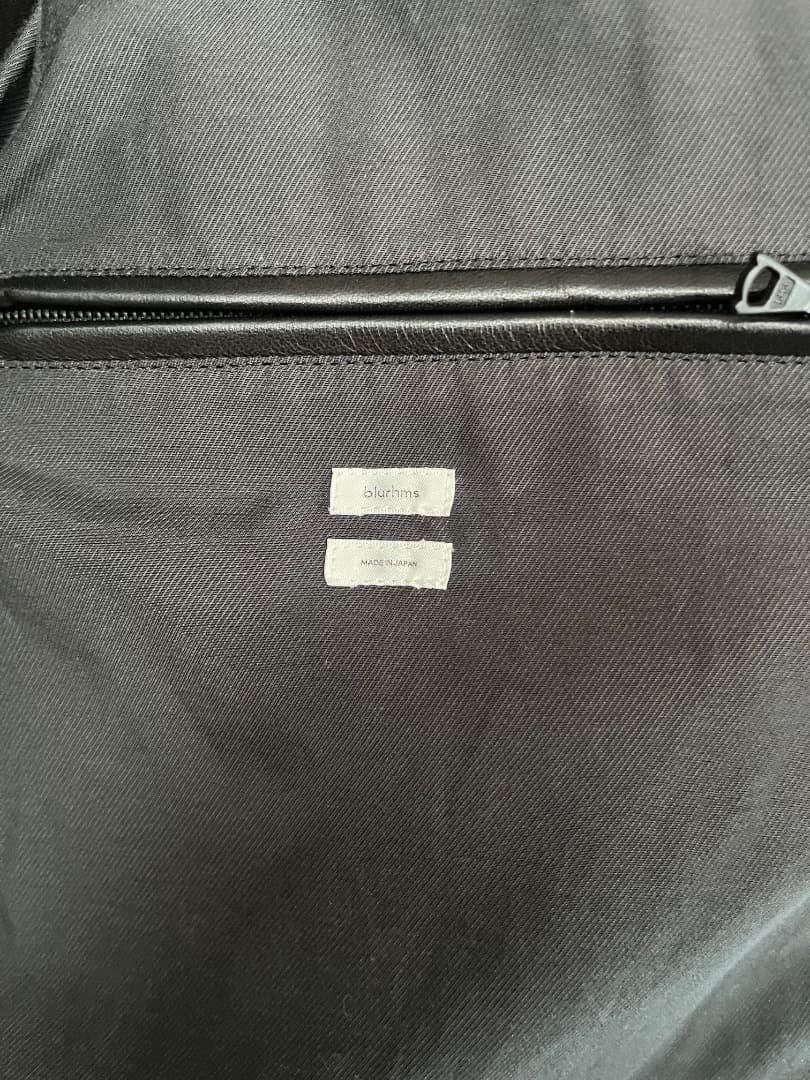 blurhms／Lamb Leather Zip Short Jacket