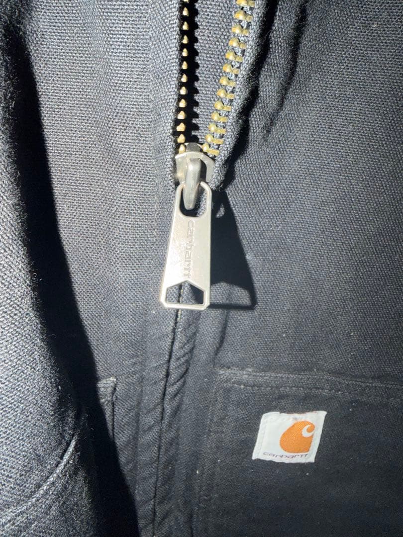 Carhartt アクティブジャケット ブラック L ダック地 パーカー 定番