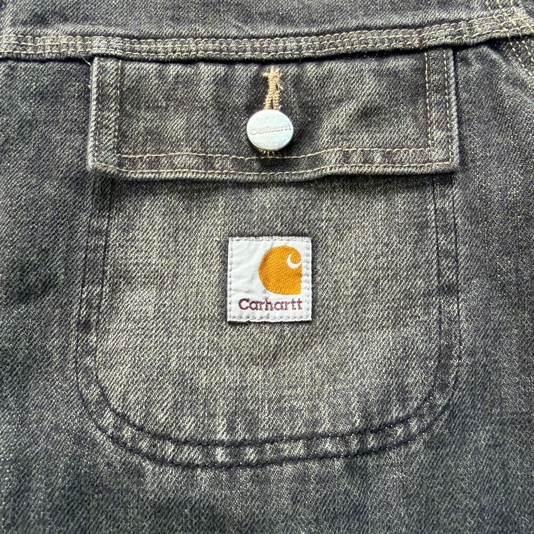 Carhartt デニムジャケット　トラッカージャケット　ブラック　サイズM