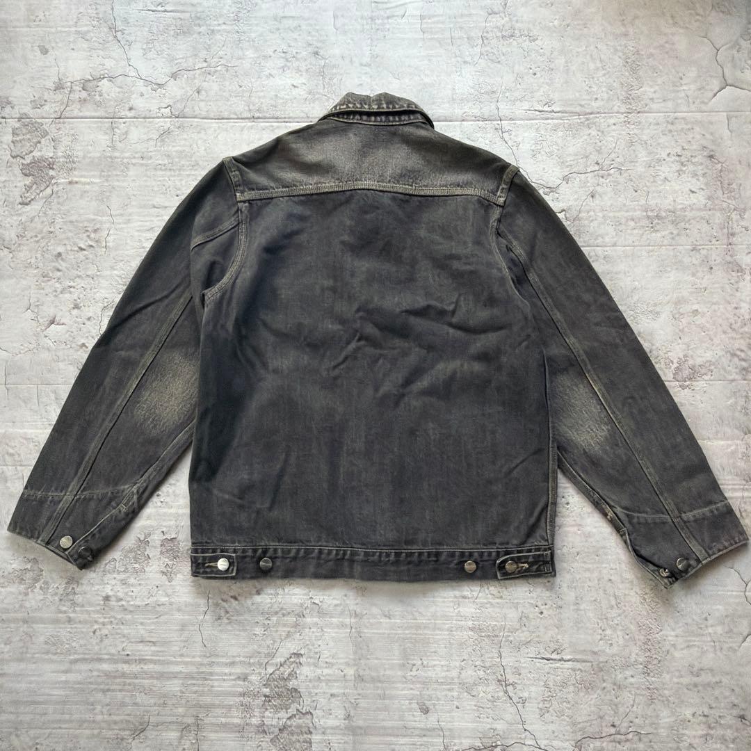 Carhartt デニムジャケット　トラッカージャケット　ブラック　サイズM