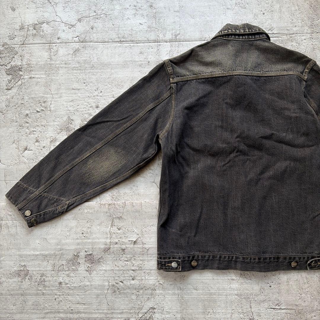 Carhartt デニムジャケット　トラッカージャケット　ブラック　サイズM