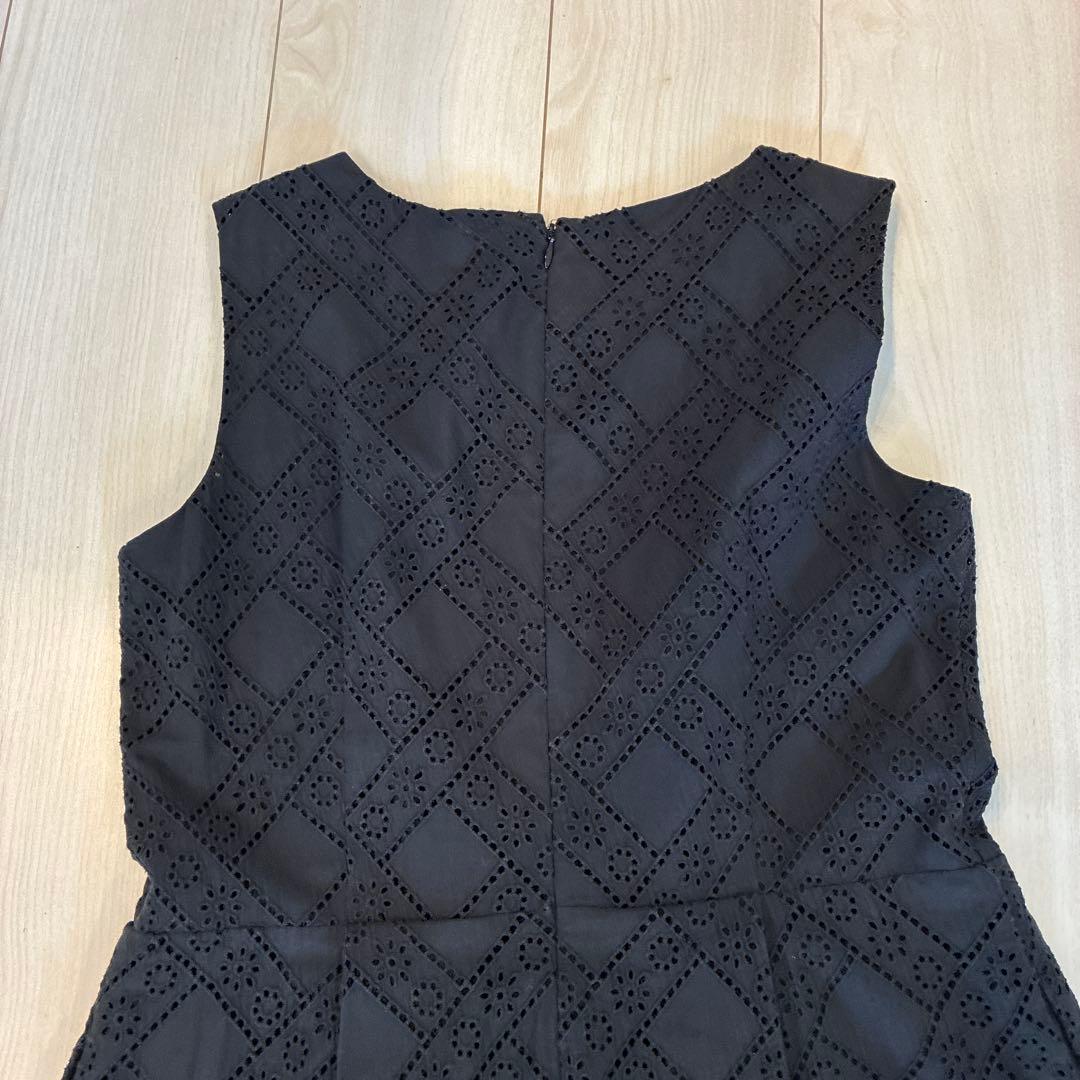 Theory luxe 黒ノースリーブワンピース