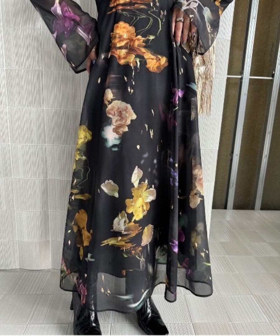 【専用】Ameri UND SCAN FLOWER DRESS