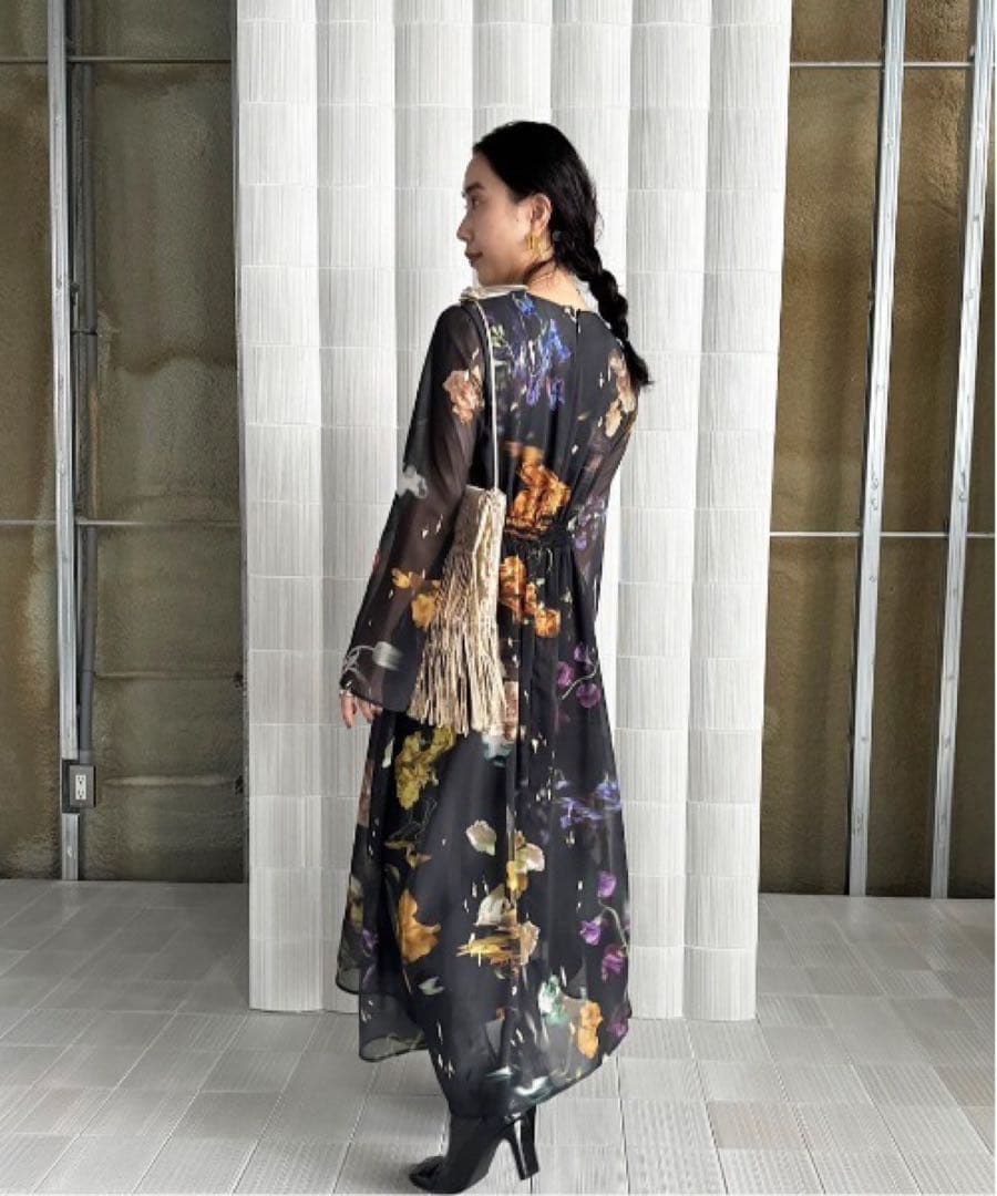 【専用】Ameri UND SCAN FLOWER DRESS