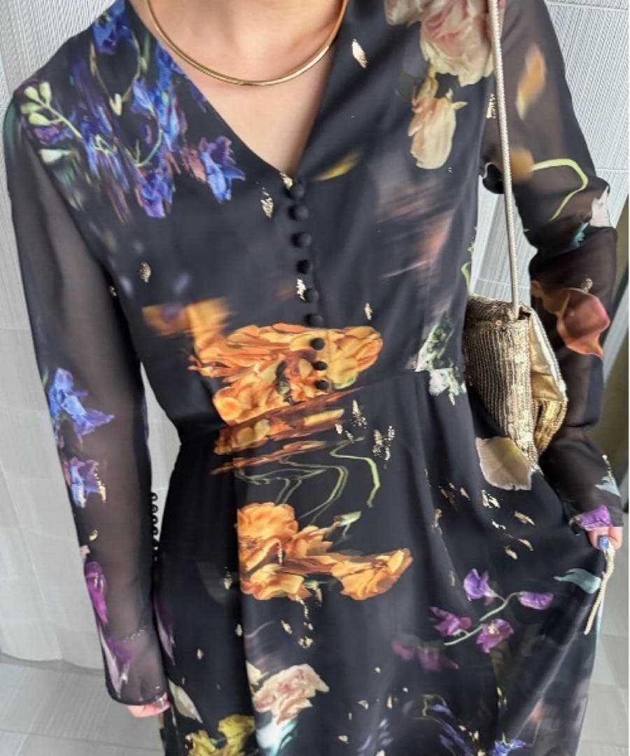 【専用】Ameri UND SCAN FLOWER DRESS