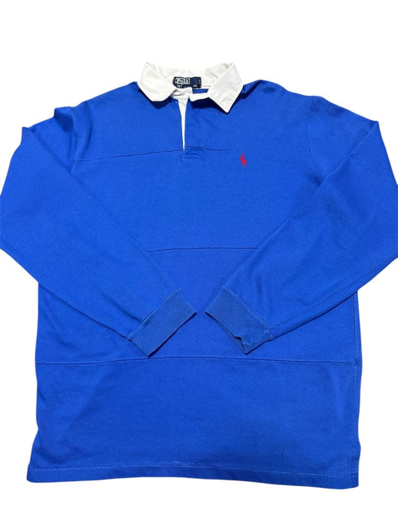 90s POLO RALPH LAUREN ラガーシャツ USA製ビックサイズ