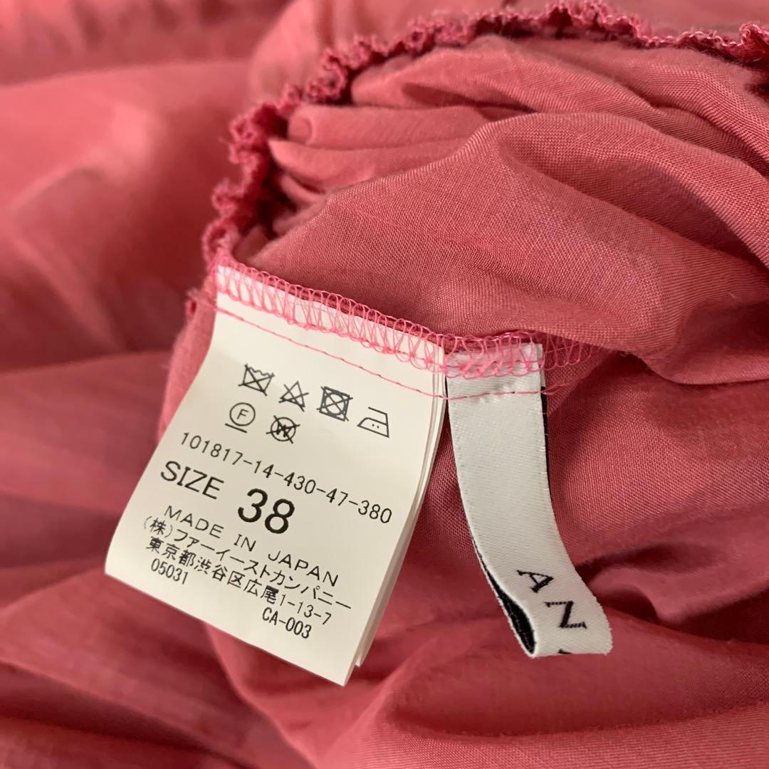 美品　ANAYI アナイ ライトローンスキッパーワンピース　ピンク　38