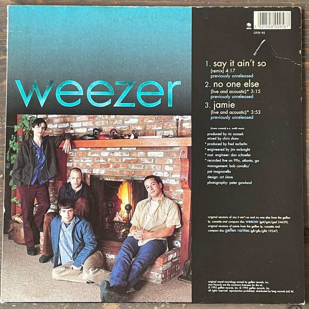 weezer / say it ain't so 限定版10インチレコード