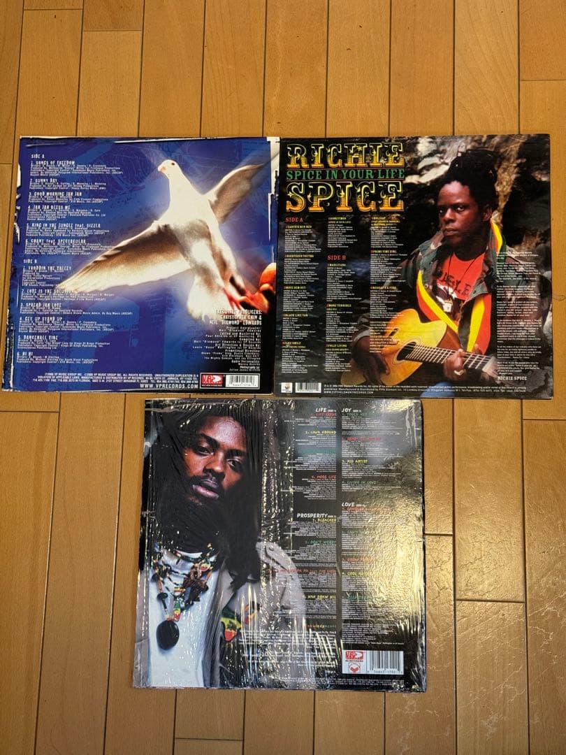 Jah Cure, Richie Spice, I-Wayneアルバム3枚組み