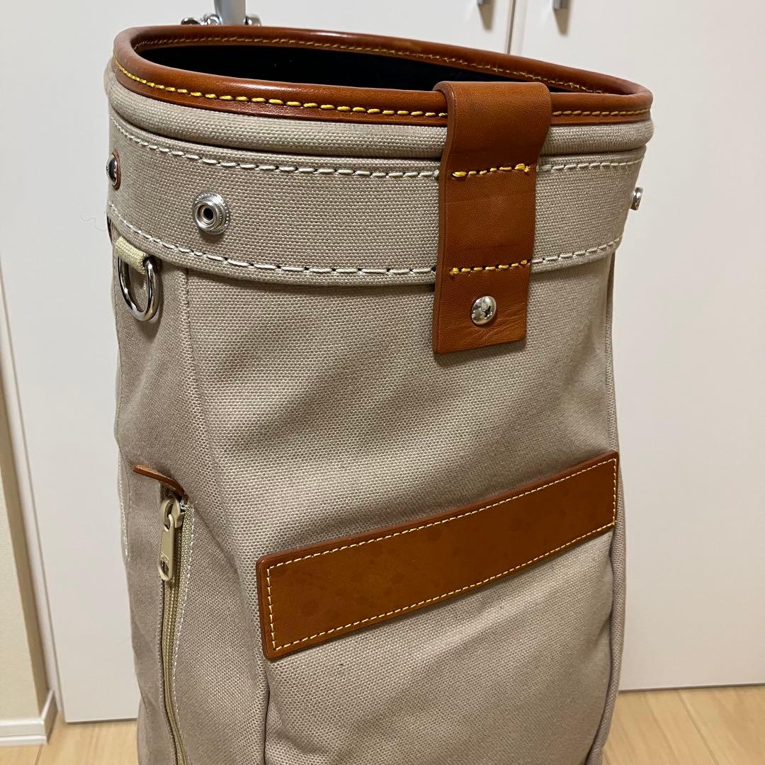 【現行モデル】木の庄帆布　パイプキャディバッグ