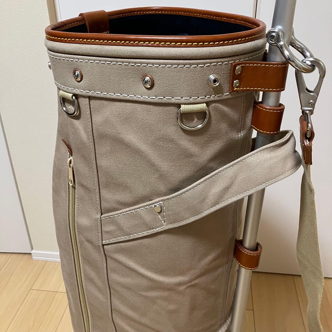 【現行モデル】木の庄帆布　パイプキャディバッグ