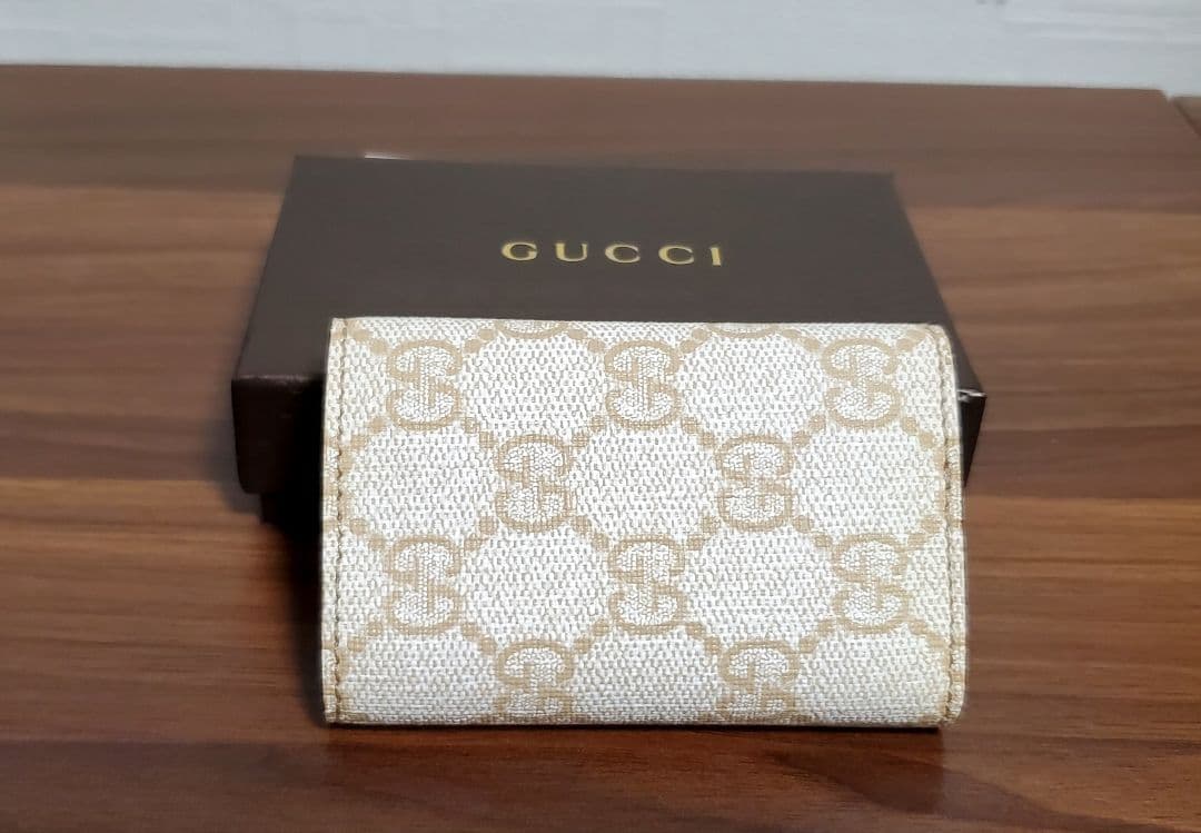 【 美品・正規品 】 GUCCI グッチ GGスプリーム 6連　キーケース　革