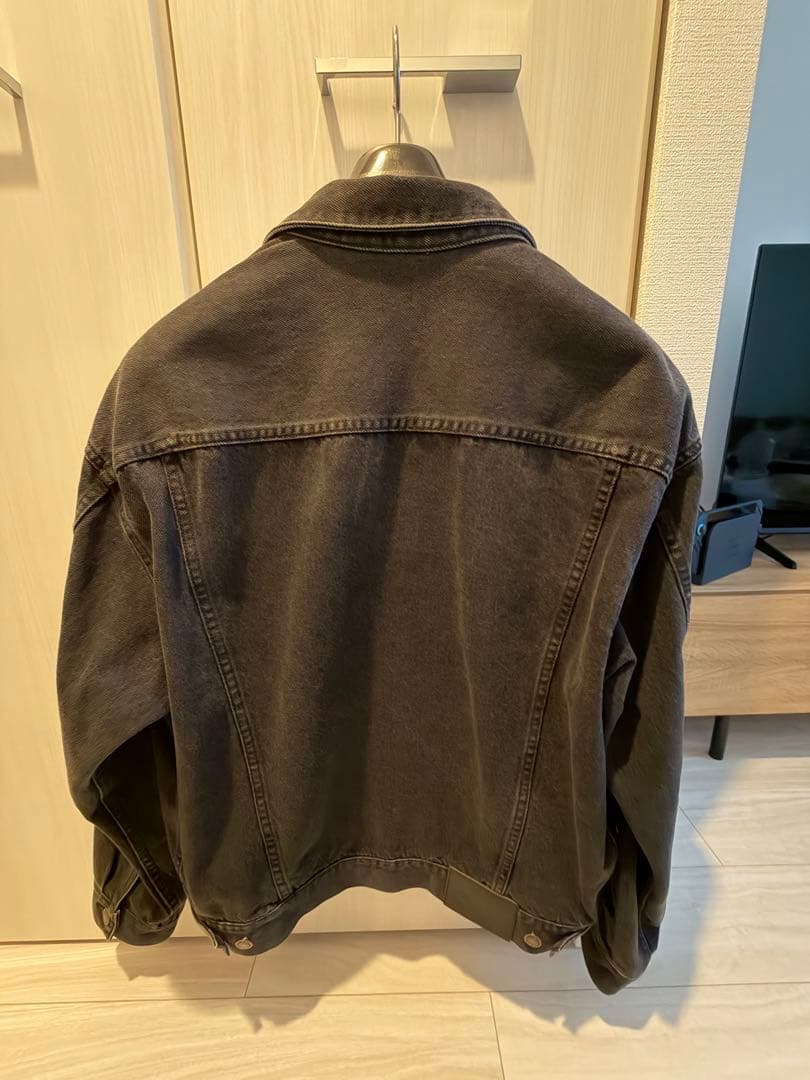supreme ブラック デニムジャケット25ss