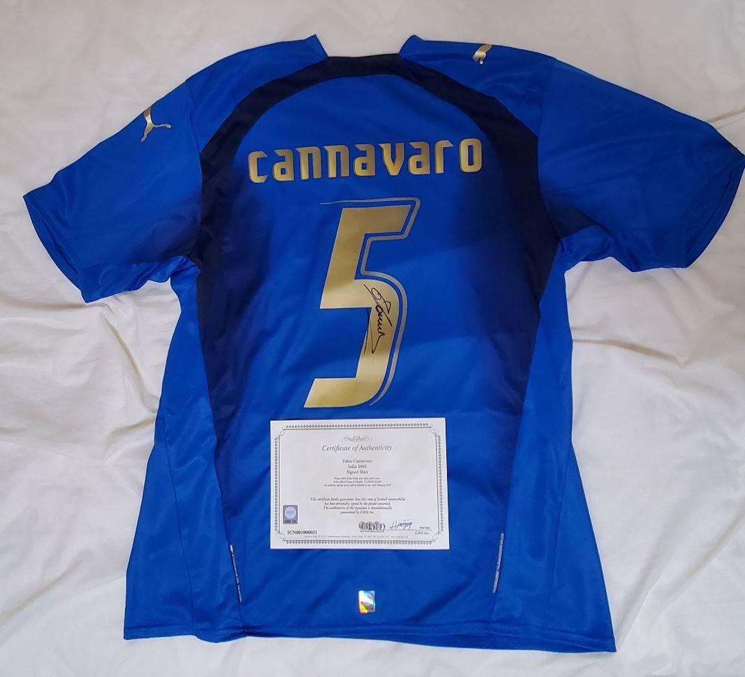 Fabio cannavaroファビオカンナバーロ ユニフォーム直筆サイン入り