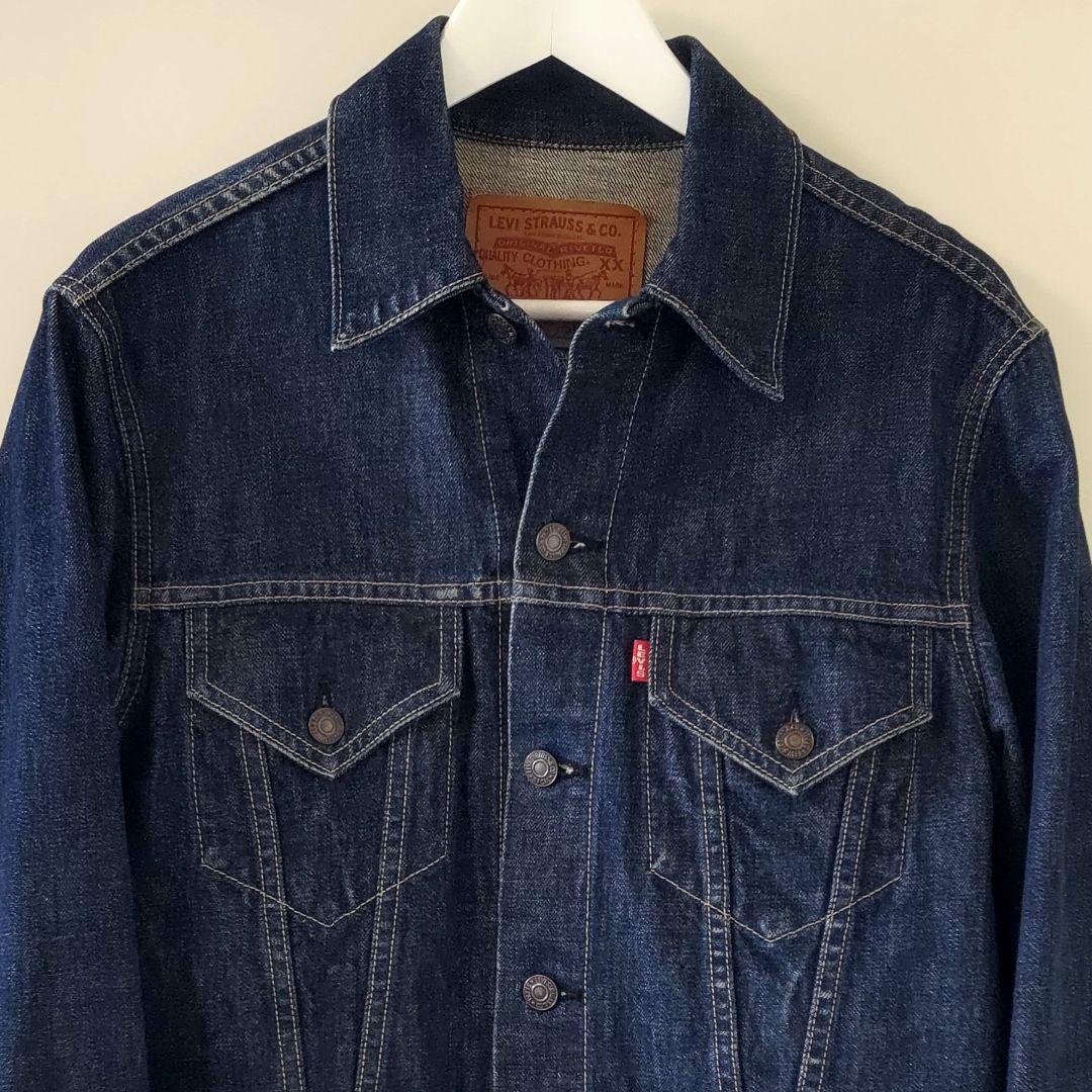 リーバイス デニムジャケット Gジャン 復刻 71557 BIGE 3rdタイプ