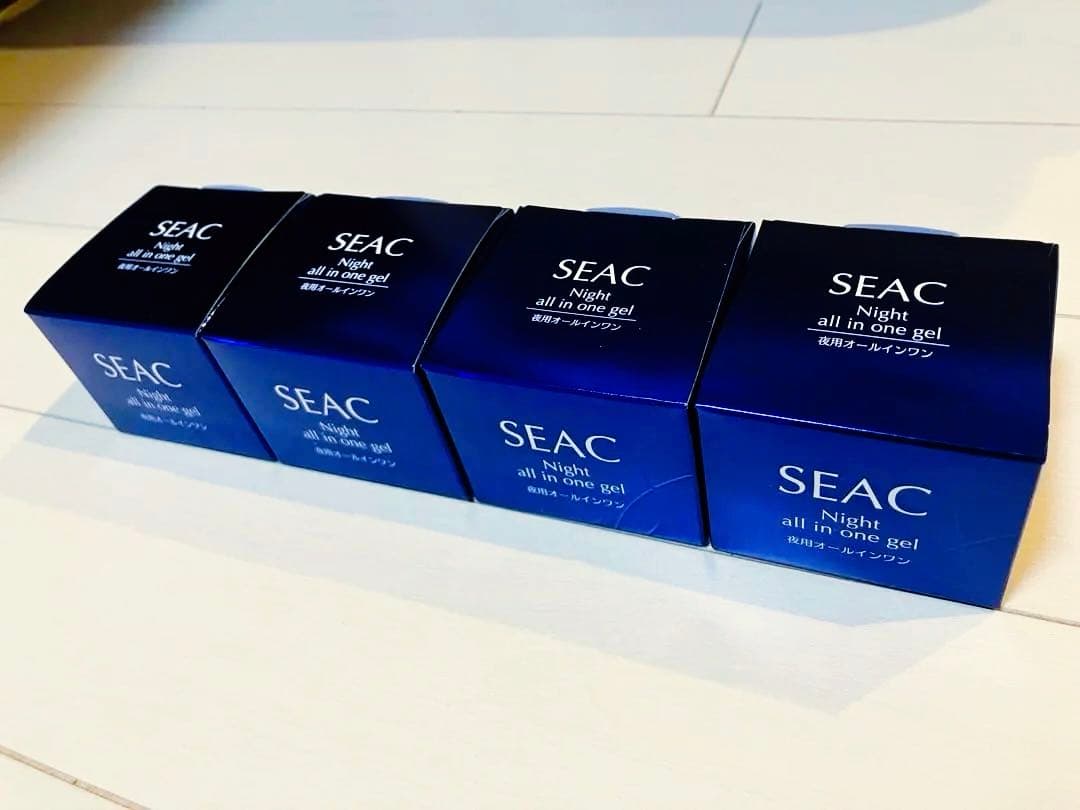 SEAC シーク夜用4個セット★オールインワン50g★