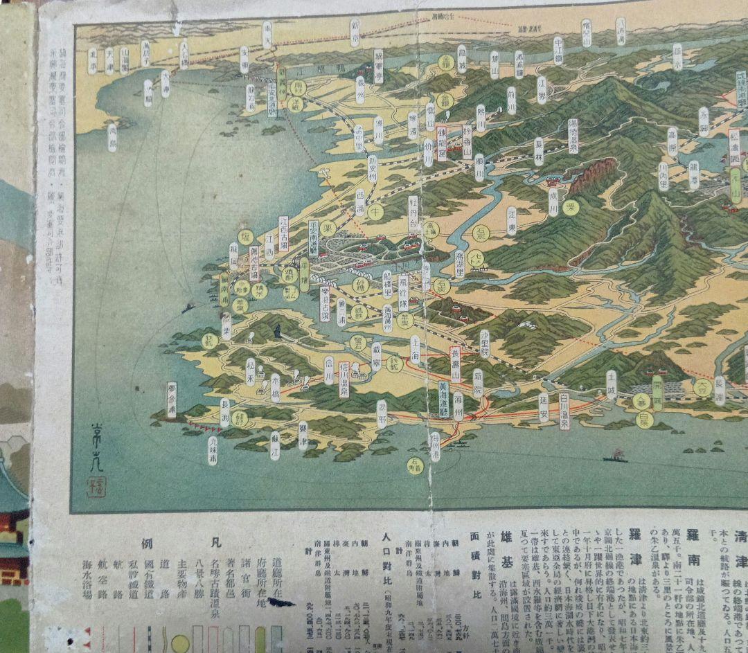 戦後80年の記録　朝鮮案内 戦前の資料